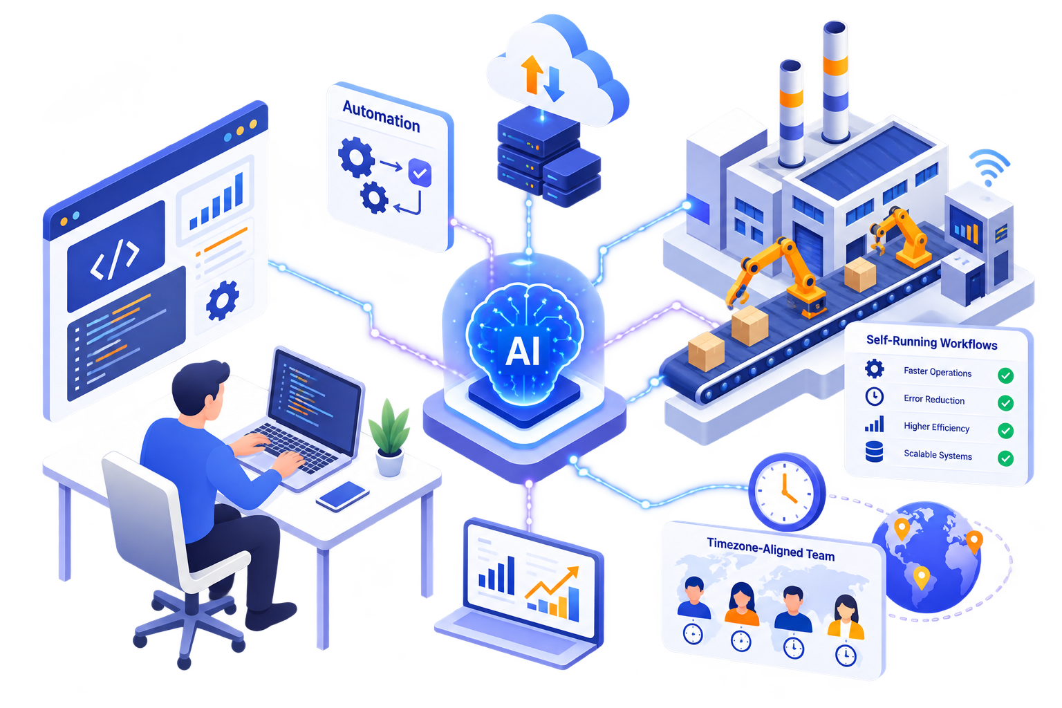 AI Automation - AI-driven automation across software, cloud and industrial operations