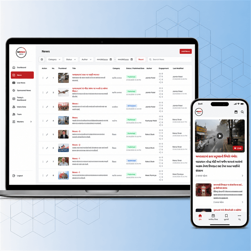Ahmedabad Media – Digital News & Media Application