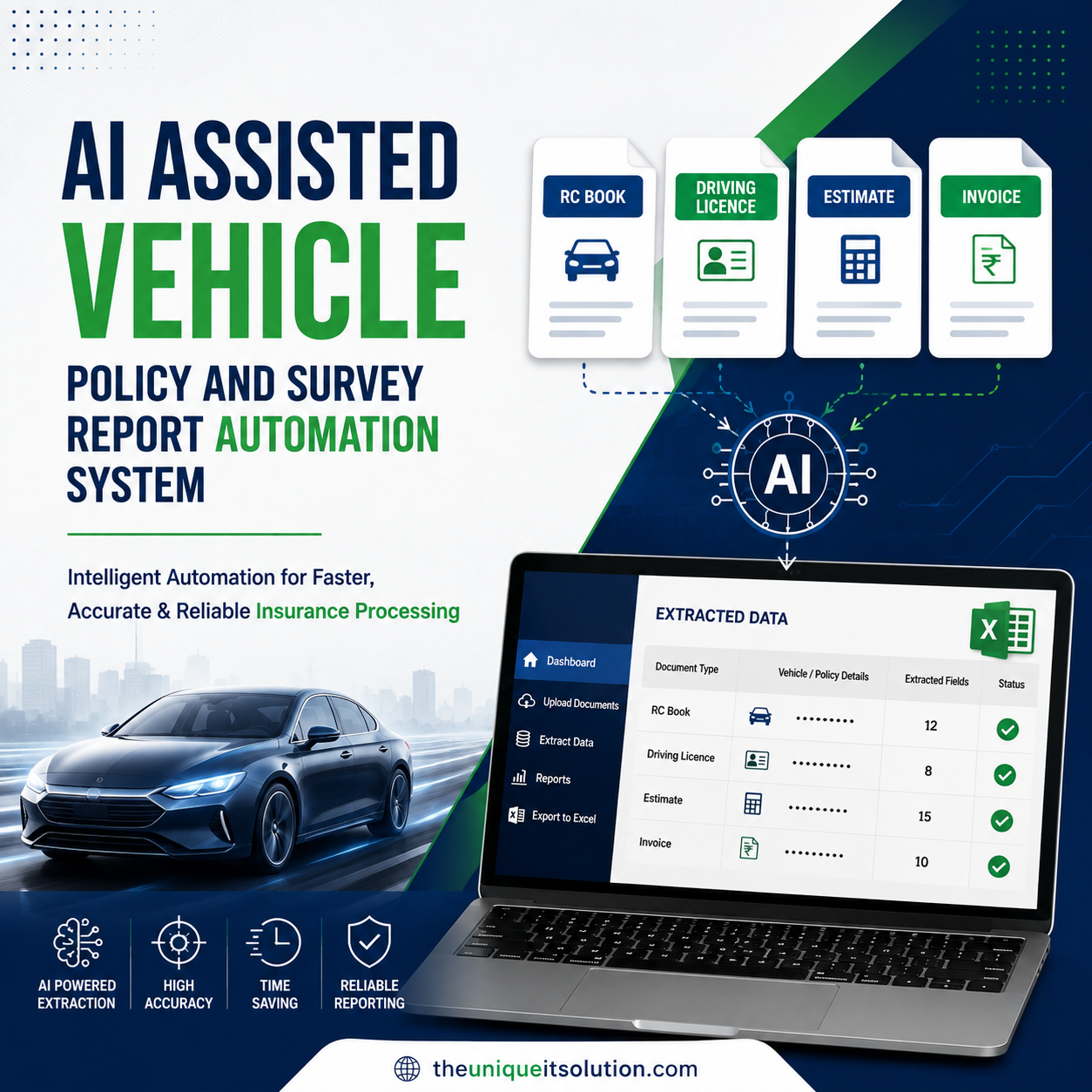 AI-Assisted Vehicle Policy & Survey Report Automation