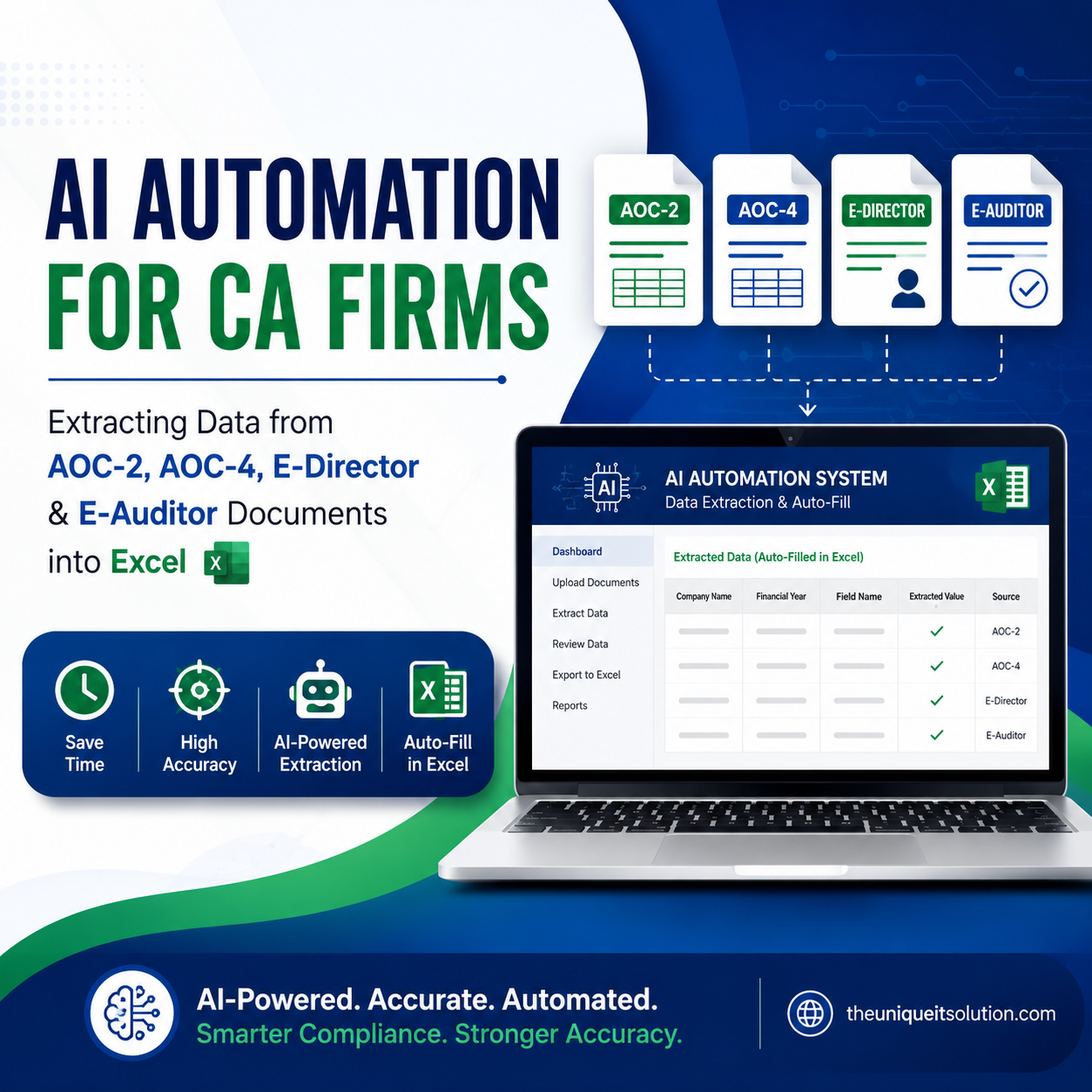 AI Compliance Data Extraction for CA Firms
